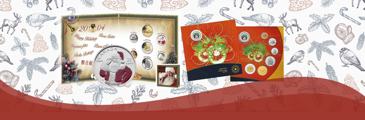 Christmas coin sets released by the RCM